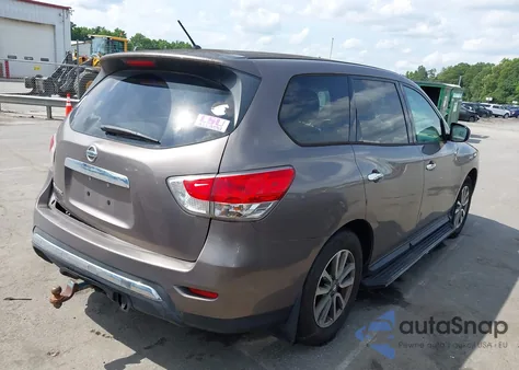 2014 Nissan Pathfinder S z USA, uszkodzony, nr VIN 5N1AR2MN4EC656991